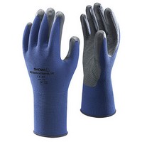 SHOWA Best Glove 380L-08 SHOWA Best Glove Large Blue And Gray ATLAS Ventulus 380 Fully Dipped Nitrile Coated Work Gloves With Po